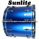 SUNLITE 18x24 Tambora Para Banda Color Azul Metálico