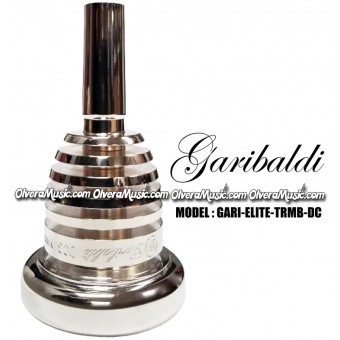 GARIBALDI Elite Trombone Mouthpiece Double Cup - Silver Plate Finish