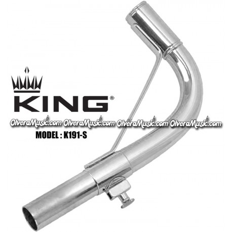 KING Sousaphone/Tuba Neck Silver Plate Finish - Old Model