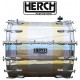 Herch 24x24 Bass Drum Combined Chrome & Gold Color w/Engraving 14-Lugs