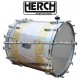 Herch 24x24 Bass Drum Combined Chrome & Gold Color w/Engraving 14-Lugs