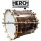 HERCH Bass Drum 20x24 Brown w/Engraving 12-Lug