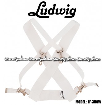LUDWIG Bass Drum Strap (Sling) - White