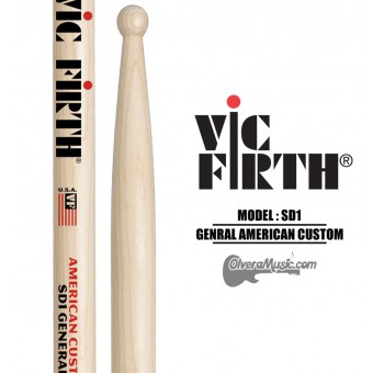 VIC FIRTH American Custom General - Rock Maple Sticks