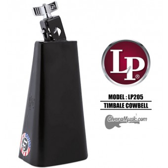 LP Timbale Cowbell - 8", Black Finish