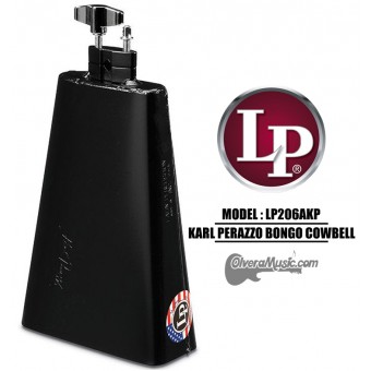 LP Karl Perazzo Signature Bongo Cowbell - 8" Black Finish
