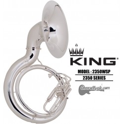 KING Metal BBb Sousaphone - Silver Plate Finish
