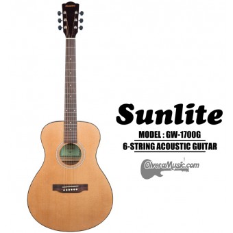 SUNLITE Guitarra Acustica de 6 Cuerdas - Natural