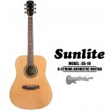 SUNLITE Full Sized Acoustic Guitar 6 String - Natural