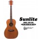 SUNLITE Full Sized Parlor Acoustic 6-String Guitar
