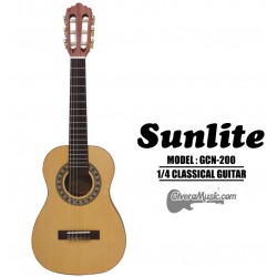SUNLITE Guitarra Clásica 1/4 de 6 Cuerdas - Satin