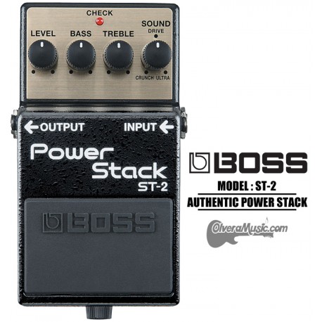 BOSS Power Stack - Distortion Guitar Effects Pedal - Olvera Music