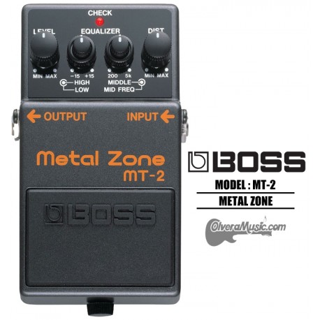 BOSS Metal Zone Distortion Guitar Effects Pedal 