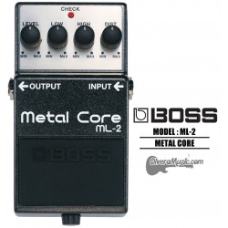 BOSS Metal Core - Distortion Guitar Effects Pedal