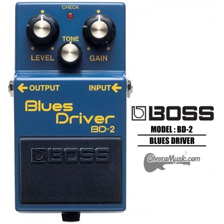 BOSS Blues Driver Distortion Guitar Effects Pedal