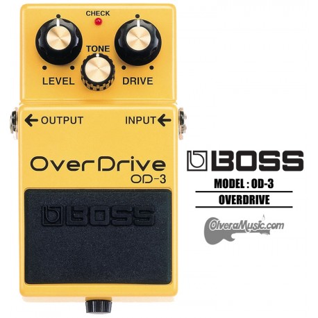 BOSS OverDrive - Sustain Guitar Effects Pedal - Olvera Music
