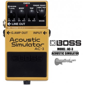 BOSS Acoustic Simulator Pedal de Efectos para Guitarra