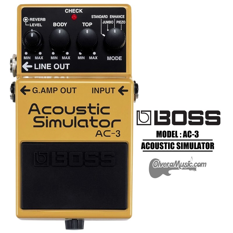 BOSS Acoustic - Guitar Effects Pedal - Olvera