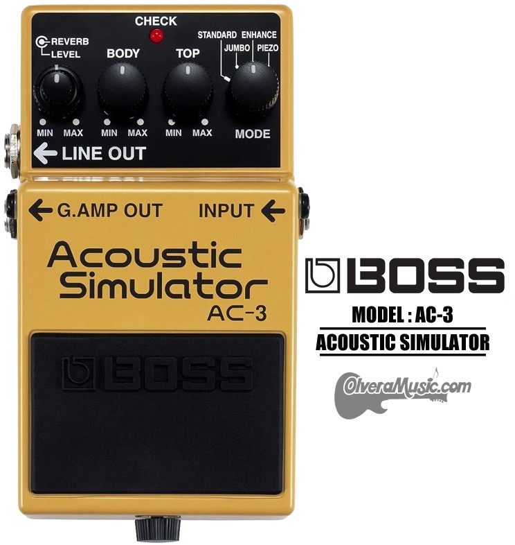 BOSS Acoustic Simulator - Guitar Effects Pedal - Olvera Music
