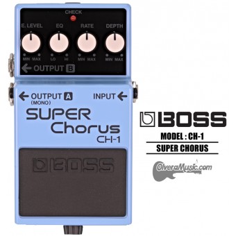 BOSS Stereo Super Chorus Pedal de Efectos para Guitarra