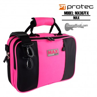 PROTEC MAX Bb Clarinet Case - Fuchsia (Pink)