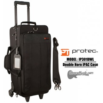 PROTEC iPac Double Trumpet Case w/Wheels