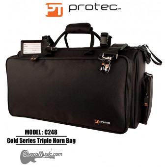PROTEC Gold Series Triple Horn Bag