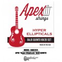 APEX "Hyper Ellipticals" Bajo Quinto Strings - Bronze Set