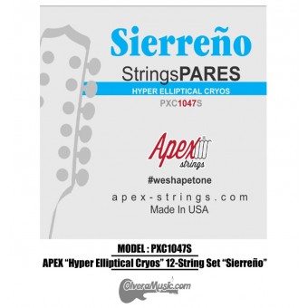 APEX "Hyper Elliptical Cryos" LT Bronze "Sierreño" 12-String Set