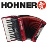 HOHNER Bravo II 48 Piano Accordion - Pearl Red
