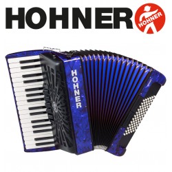 HOHNER Bravo III 72 Piano Accordion 5-Registers - Pearl Dark Blue