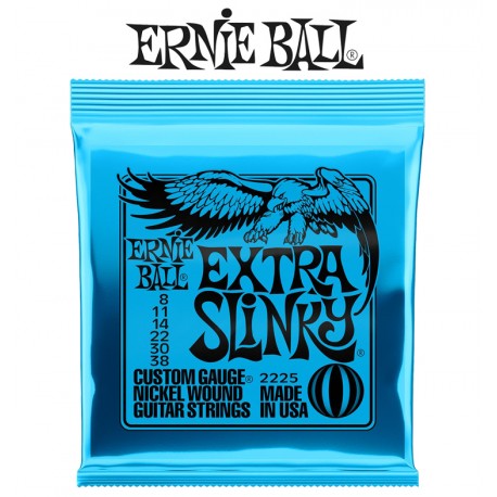 Ernie Ball (2225) Cuerdas Extra-Slinky Para Guitarra Electrica