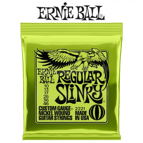 Ernie Ball (2221) Regular Slinky Nickel Wound Electric Guitar Strings