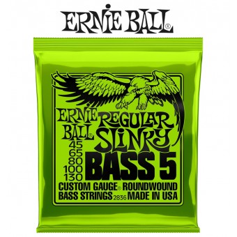 Ernie Ball (2836) Regular Slinky 5-Cuerdas Para Bajo Electrico
