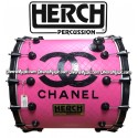 HERCH Bass Drum 22x24 Pink Channel 14-Lug