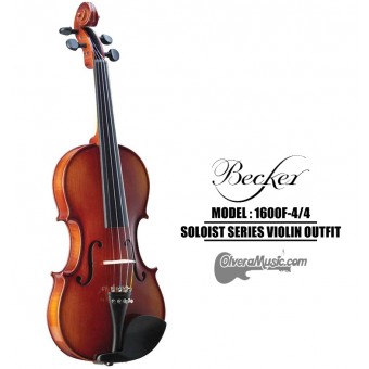 BECKER Serie Soloist Violin Outfit 4/4 - Rich Red Brown