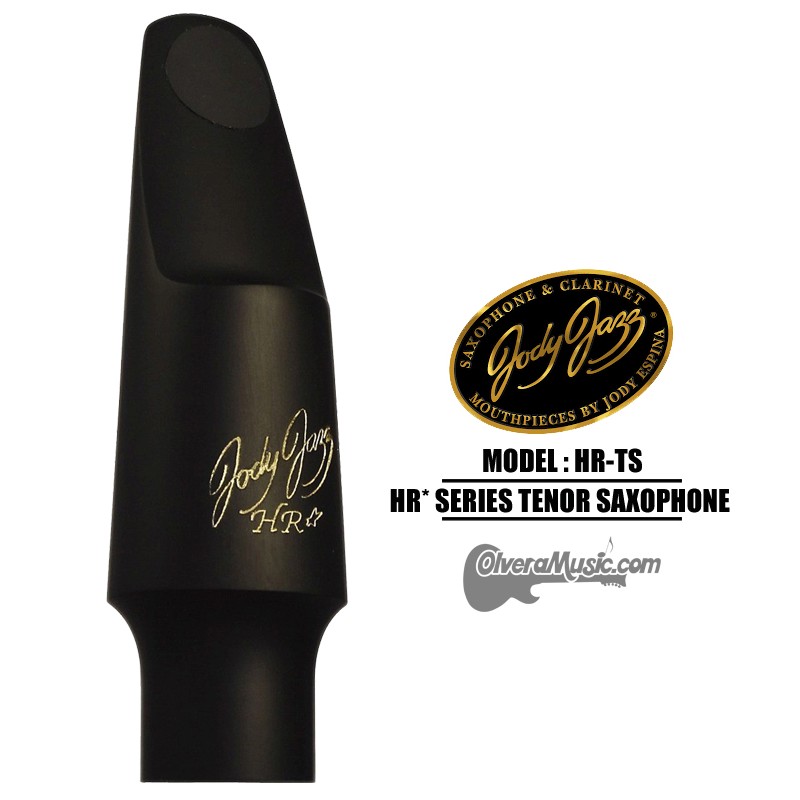 JodyJazz HR Hard Rubber Tenor Saxophone Mouthpiece Model 7 .100 Tip 