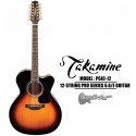 TAKAMINE Serie Pro 6 Guitarra Electro-Acustica de 12 Cuerdas