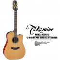 TAKAMINE Serie Pro 3 Guitarra Electro-Acustica de 12-Cuerdas - Satin Natural