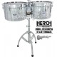 HERCH Timbales 15" and 16" Engraved/Chrome