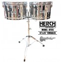 HERCH Timbales 14" & 15" - Chrome Finish