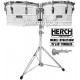 HERCH Timbales 15"&16" White w/Engraving