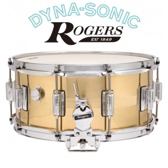 ROGERS 14"x6.5" B7 Brass Dyna-Sonic Snare
