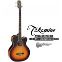 TAKAMINE 4-String Jumbo Acoustic/Electric Bass - Sunburst