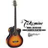 TAKAMINE 4-String Jumbo Acoustic/Electric Bass - Sunburst