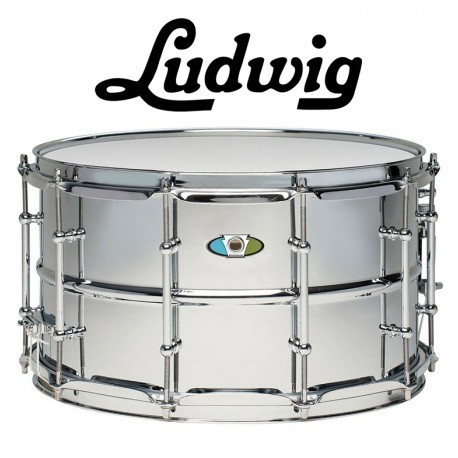 LUDWIG Supralite 14"x8" Steel Snare - Mirror-Polished