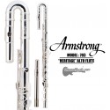ARMSTRONG "Heritage" Intermediate Alto Flute - Silver Plated