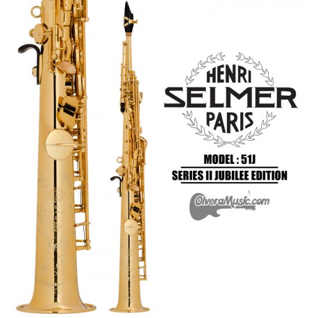 SELMER PARIS "Serie II" Edicion Jubilee Saxofón Soprano Profesional - Si bemol