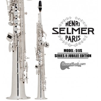 SELMER PARIS "Series II" Jubilee Edition Professional Bb Soprano Saxophone - Silver Plated