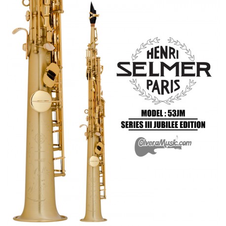 SELMER PARIS "Series III" Jubilee Edition Professional Bb Soprano Saxophone - Matte Finish